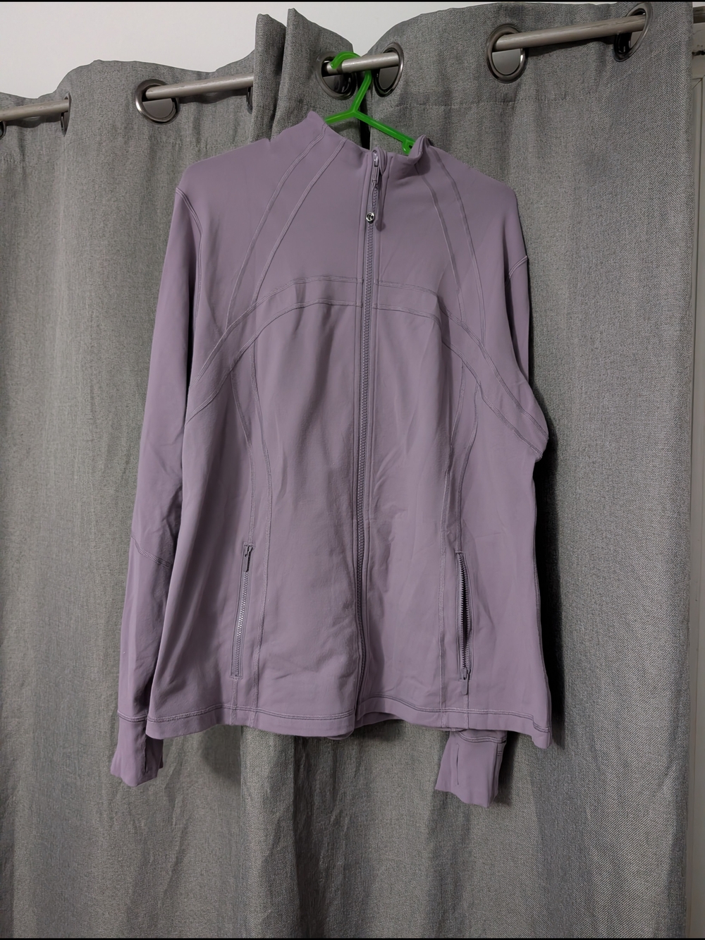 Lululemon Women’s Lavender Zip-Front Jacket Size 20